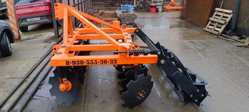 Борона дисковая навесная БДН 2,4х2Н с амортизаторами катка, 14 рабочих органов купить в Нальчике – «БДН-АгроКубань», 4