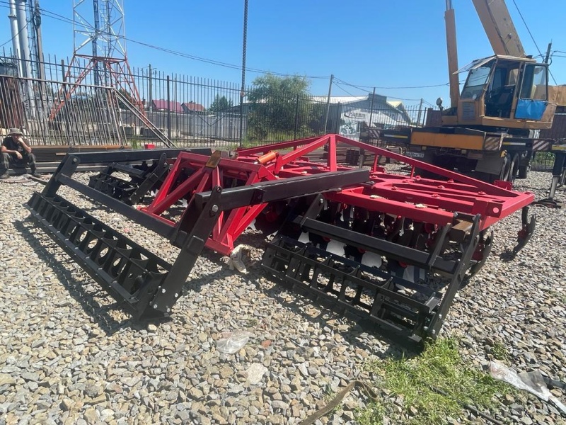 Борона дисковая прицепная БДН 6х4П цельнорамная, 56 рабочих органа купить в Нальчике – «БДН-АгроКубань», 2